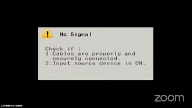 Зал персональной конференции Valentin Marchenko смотреть онлайн