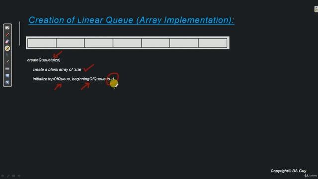 Create ,Enqueue Linear Queue Using Array Lec-02 || Data Structure & Algorithms || @codingzone смотреть онлайн