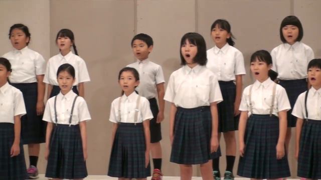 津田学園小学校　「地平線のかなたへ」から　春に　作詞：谷川俊太郎　作曲：木下牧子
