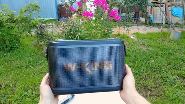 Лучшая колонка для лета! W King H10S с беспроводным микрофоном смотреть онлайн