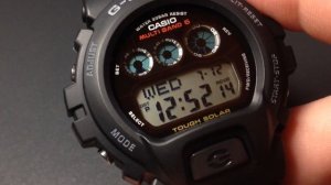 Casio G-Shock (GW-6900-1CF) | Check Battery Level