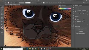 Adobe Illustrator, новогодний кот ,Illustrator  открытка,на новый год 2022, иллюстратор