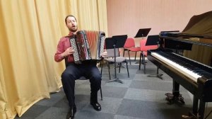 " Чёрный ворон " Андрей Земсков  аккомпанемент баян