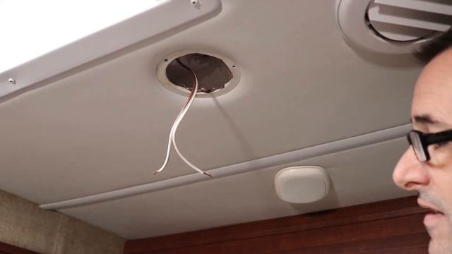 Changing An LED Ceiling Puck Light In The RV – How To Replace And Install – RV Upgrades