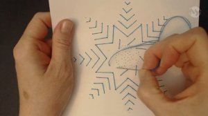 Изонить. Снежинка.