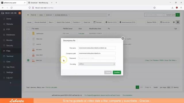 Cómo instalar WordPress en aaPanel Docker смотреть онлайн