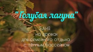 БАНЯ на дровах "Голубая лагуна" с  тёплым бассейном.