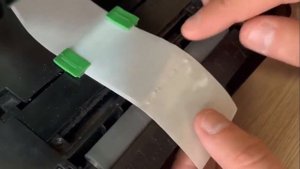 Как правильно настроить печать на прозрачных этикетках