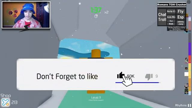 TOH Fly Script : Roblox Tower Of Hell Script GUI Fly (Overpowerd) смотреть онлайн