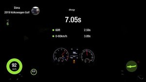 Golf 7,5 1.4 125 Stage 2 (170hp) 0-100 Dragy