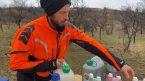 Stihl Hp Ultra,Hp Super,Hp testing the smoke quality.( testul uleiurilor de la Stihl in 3 motocoase