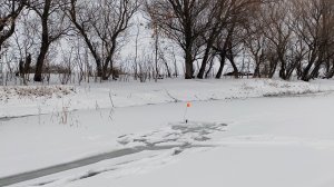 ВСЁ ВОКРУГ БЕЛЫМ - БЕЛО. БЕЛЫМ СНЕГОМ ЗАМЕЛО. Рыбалка на щуку в глухозимье. Астрахань 2023.