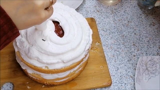Торт с клубничным конфи.Торт, который стоит попробовать!!!