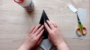 Оригами прилетели грачи