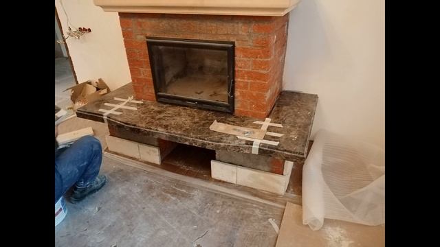 Облицовка камина мрамором - История заказа смотреть онлайн