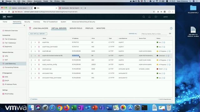 VMware Demo: NSX Container Networking for Red Hat OpenShift 4.3 смотреть онлайн