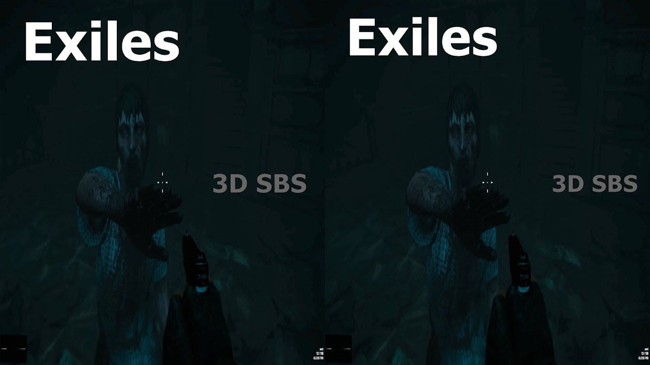 Exiles 3D horror video 3D SBS Google Cardboard смотреть онлайн