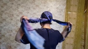 Как повязать шарф на голову Один из способов