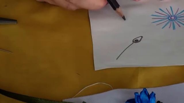 ЦВЕТОК ВАСИЛЁК. ЗАВЕРШЕНИЕ КОМПОЗИЦИИ ВАСИЛЬКИ | ВЫШИВКА ЛЕНТАМИ "ШЁЛКОВОЕ ЧУДО" смотреть онлайн