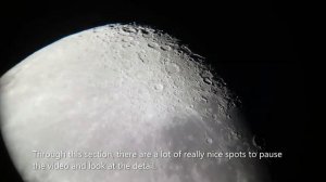 Celestron Nexstar 130SLT - Viewing the Moon