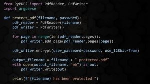 PROTECT your PDF Files with Python ?