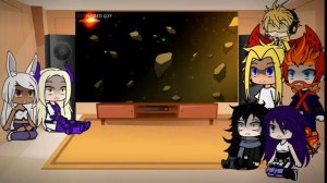 pro hero's COSMIC GAROU vs SAITAMA part 2 react to gacha