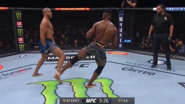Обзор боя: Фрэнсис Нганну - Сирил Ган. UFC 270