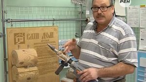 Герметизация трещин в бревне и межвенцовых швов