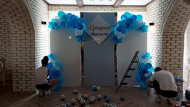 Фотозона своими руками, легко и просто! Фотозона на Крестины. смотреть онлайн