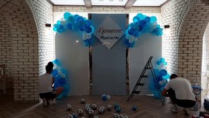 Фотозона своими руками, легко и просто! Фотозона на Крестины.