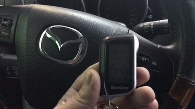 Автозапуск для семейного автомобиля минивэн Mazda 5. Starline А93 краткий обзор сигнализации
