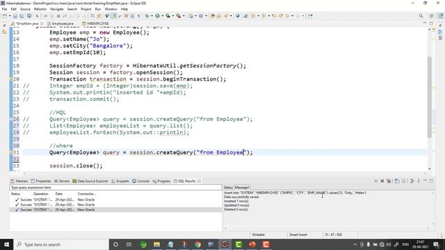 Hibernate Tutorial for beginners | Hibernate Full course - Query the database using HQL
