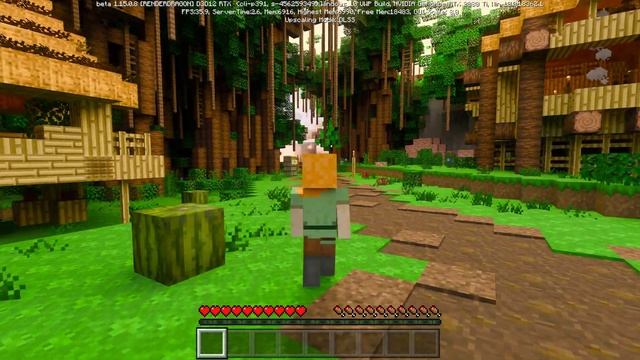 Minecraft RTX+DLSS тестовый отрезок смотреть онлайн