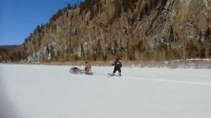 Зимний поход на мото собаках 3 дня 100 км