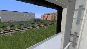 Поездка в купейном вагоне по карте железных дорог Санкт-Петербурга в Minecraft