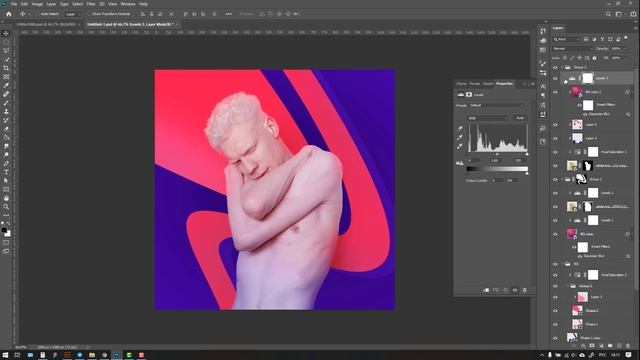 Дизайн необычного баннера для соцсетей (Instagram, Facebook)