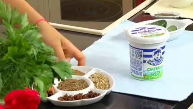 Огуречный смузи с зирой и кориандром