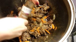 Плов Из говядины и булгура с айвой. НЕИМОВЕРНАЯ ВКУСНЯТИНА!