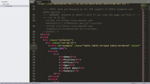 jquery bootstrap datatable part:02