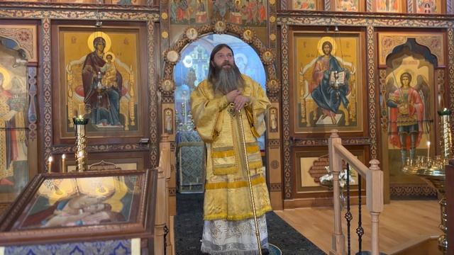 Проповедь владыки Софрония в праздник Воздвижения Животворящего Креста Господня смотреть онлайн