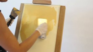 Мастер-класс - нанесение декоративной штукатурки Мокрый шелк ВГТ