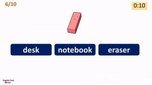 Classroom Objects Vocabulary Quiz for Kids