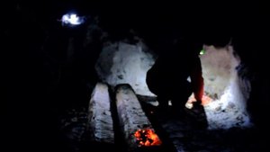 2/2 Один в тайге! Зимний поход с ночевкой без палатки и спальника в -20! Январская тайга!Bushcraft!