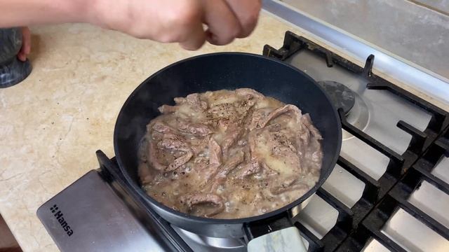БЕФСТРОГАНОВ С ГРИБАМИ приготовить легко! Рецепт говядины по-строгановски