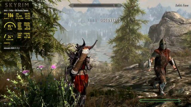 Skyrim Anniversary Edition - RX 5700 | Ryzen 5 3600 | Performance | 1440p смотреть онлайн