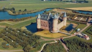 Muiderslot Castle ? through ?eye#drone#dji#netherlands#amsterdam#dutch#europe#holland#tfbnetherland