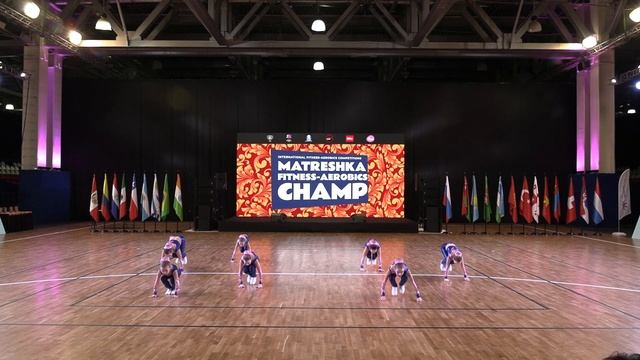 АКВАРЕЛЬ MATRESHKA FITNESS-AEROBICS CHAMP Отборочный тур