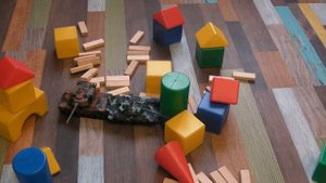 Танковый бой игрушечных танков