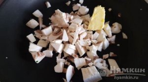 Котлеты с грибами и фаршем