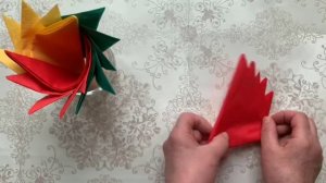 DIY /КАК КРАСИВО И БЫСТРО СЛОЖИТЬ САЛФЕТКИ В СТАКАН